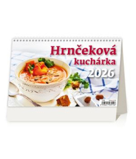 Stolový kalendár riadkový 22,6x13,9 cm - Hrnčeková kuchárka 2026 