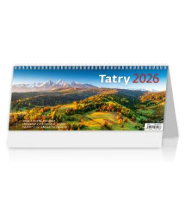 Stolový kalendár stĺpcový 32,1x13,4 cm - Tatry 2026 