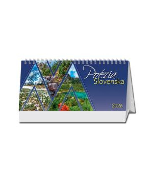 Stolový kalendár riadkový Poézia Slovenska 2026 