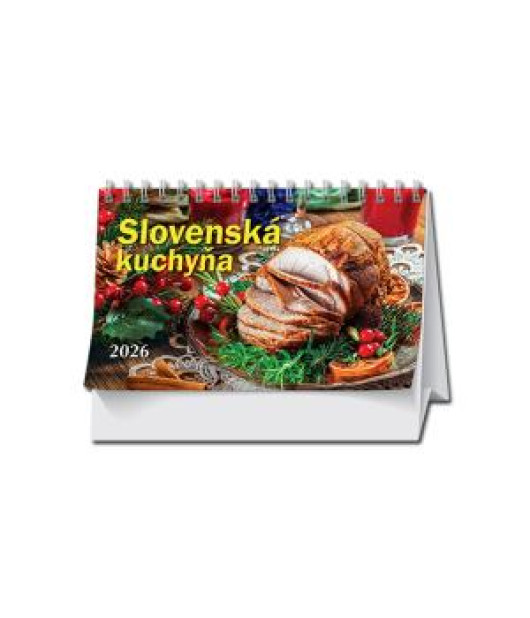 Stolový kalendár stĺpcový Slovenská kuchyňa 2026 