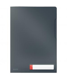 Obal L pevný Leitz Cosy A4 200mic zamatový sivý 3 ks 