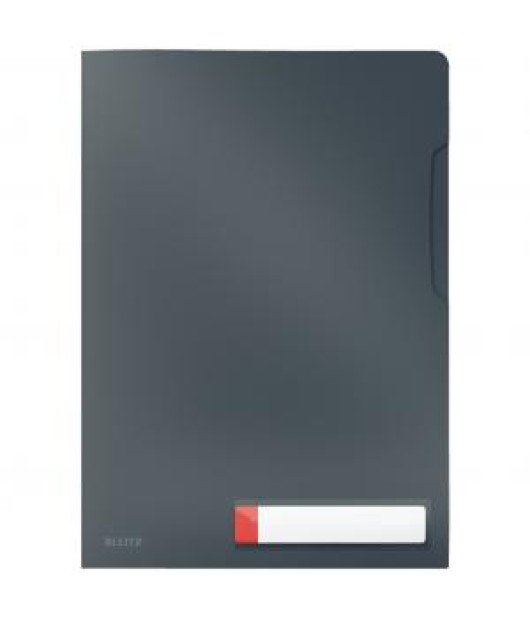 Obal L pevný Leitz Cosy A4 200mic zamatový sivý 3 ks 