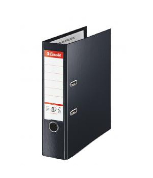 Zakladač pákový Esselte celoplastový A4 MAXI 8cm čierny 