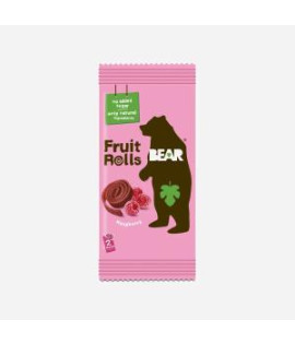 Malinové ovocné rolky Bear 20g 