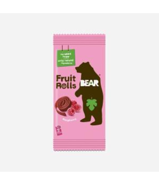 Malinové ovocné rolky Bear 20g 