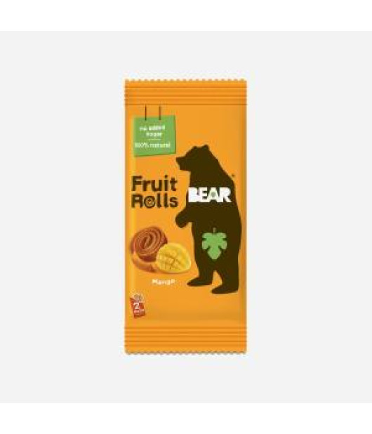 Mangové ovocné rolky Bear 20g 