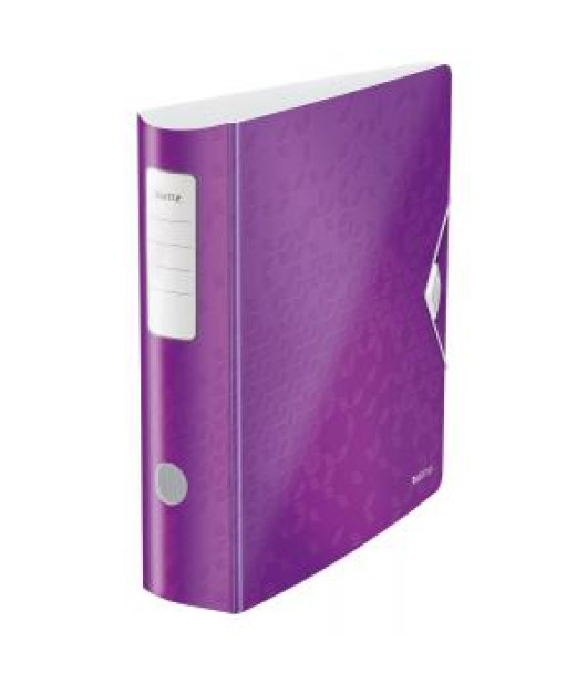 Zakladač pákový Leitz 180° Active WOW 8,2cm purpurový 