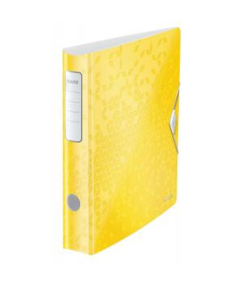 Zakladač pákový Leitz 180° Active WOW 6,5cm žltý 