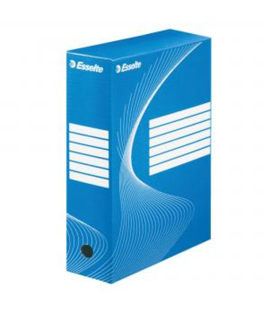 Archívny box Esselte 100mm modrý/biely 