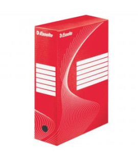 Archívny box Esselte 100mm červený/biely 