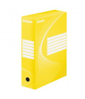 Archívny box Esselte 100mm žltý/biely 