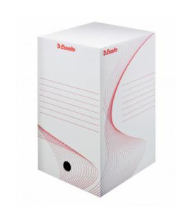 Archívny box Esselte 200mm biely/červený 
