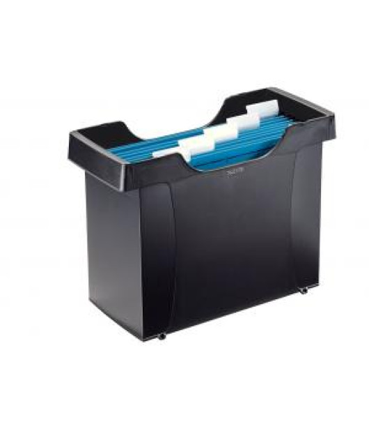 Zásobník na závesné obaly Leitz Plus čierny 