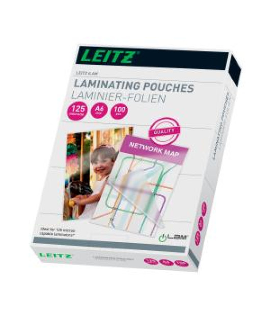 Laminovacie fólie Leitz iLAM A6, 125 mic, 100 ks 