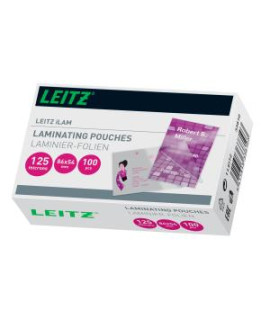 Laminovacie fólie Leitz iLAM 86 x 54 mm, 125 mic, 100 ks 