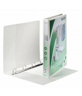 Zakladač prezentačný Leitz 3,8cm 4D-krúžkový A4 MAXI biely 