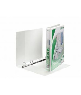 Zakladač prezentačný Leitz 4,4cm 4D-krúžkový A4 MAXI biely 