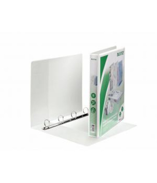 Zakladač prezentačný Leitz 4,4cm 4D-krúžkový A4 MAXI biely 