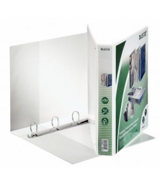 Zakladač prezentačný Leitz 5cm 4D-krúžkový A4 MAXI biely 