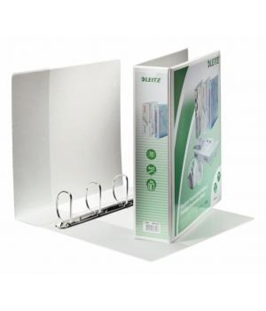 Zakladač prezentačný Leitz 7,7cm 4D-krúžkový A4 MAXI biely 