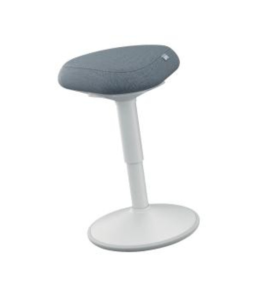 Ergonomická balančná stolička Leitz Ergo na sedenie, svetlosivá 