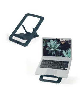 Stojan na notebook nastaviteľný Leitz Ergo hliníkový ultra plochý nastaviteľný, zamatovosivý 