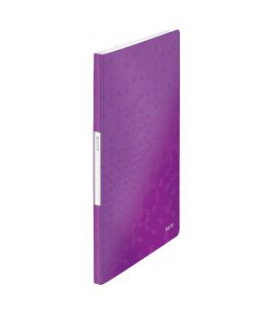 Katalógová kniha 20 Leitz WOW purpurová 
