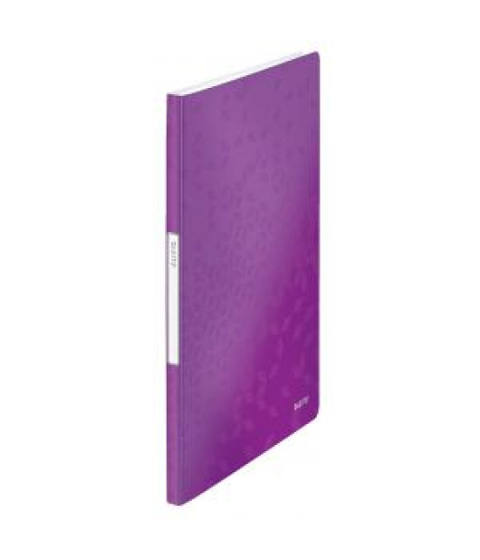 Katalógová kniha 20 Leitz WOW purpurová 