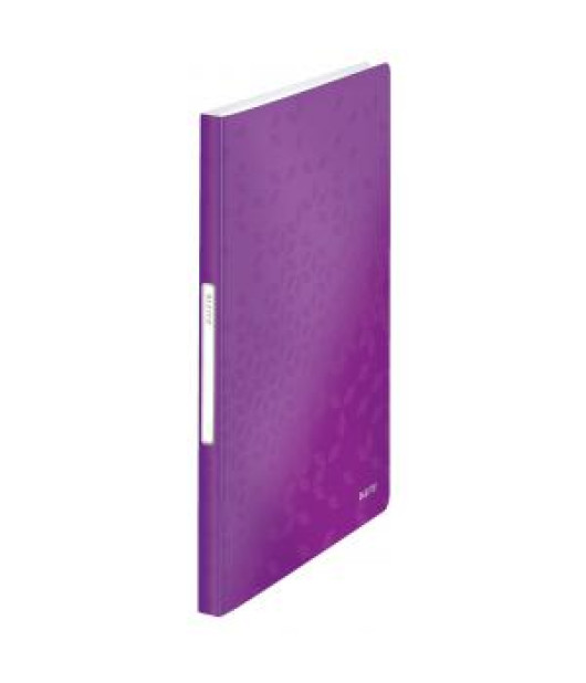 Katalógová kniha 40 Leitz WOW purpurová 