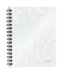 Blok poznámkový linajkový Leitz WOW A5 biely 