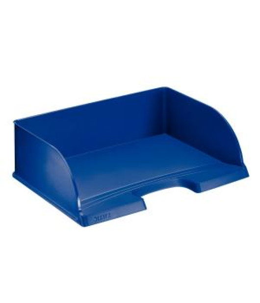 Odkladač Leitz Jumbo Plus na šírku modrý 