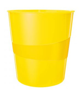 Kôš plastový Leitz WOW 15 ℓ žltý 