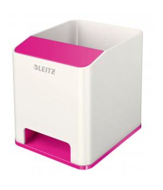 Stojan na perá hudobný Leitz WOW metalický ružový 