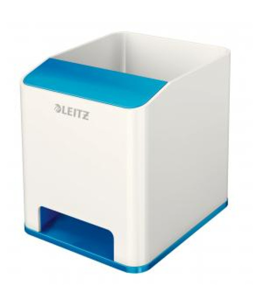 Stojan na perá hudobný Leitz WOW metalický modrý 