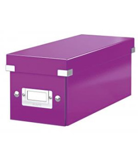 Krabica na CD Click & Store purpurová 