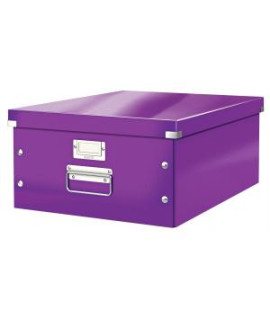 Veľká krabica A3 Click & Store purpurová 
