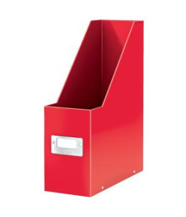 Stojan na časopisy Leitz Click & Store červený 