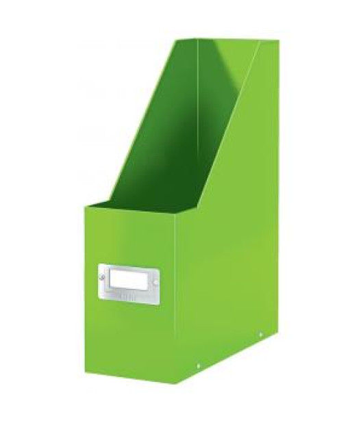 Stojan na časopisy Leitz Click & Store metalická zelená 