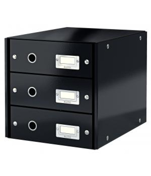 Zásuvkový box Leitz Click & Store 3 zásuvky čierny 
