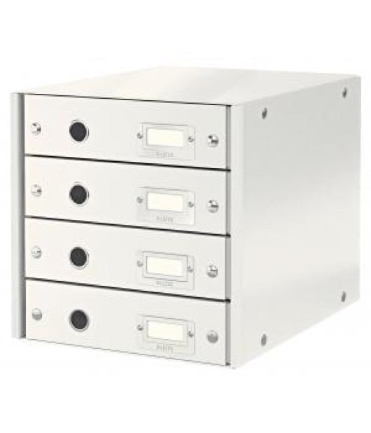 Zásuvkový box Leitz Click & Store 4 zásuvky biely 