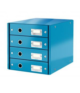Zásuvkový box Leitz Click & Store 4 zásuvky modrý 