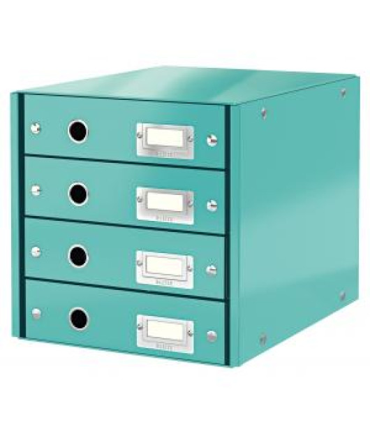 Zásuvkový box Leitz Click & Store 4 zásuvky ľadovo modrý 