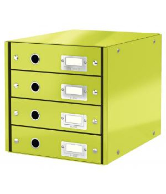 Zásuvkový box Leitz Click & Store 4 zásuvky zelený 