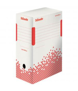 Archívny box Esselte Speedbox 150mm biely/červený 