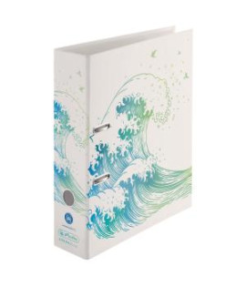 Zakladač pákový Herlitz maX.file Greenline Vlna 8cm 