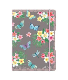 Zošit Herlitz my.book Flex Ladylike Motýľ A5 40 listov bodkovaný 