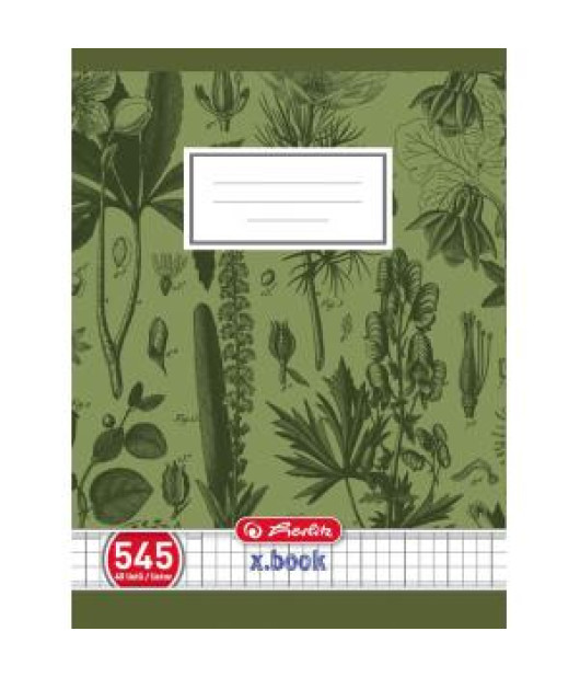 Zošit Herlitz 545, A5, štvorčekový, 70g/m2 