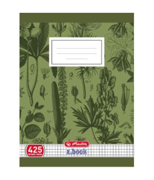Zošit Herlitz 425, štvorčekový, 70g/m2 