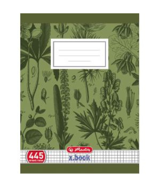 Zošit Herlitz 445, A4, štvorčekový, 70g/m2 