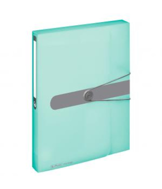Plastový box s gumičkou Herlitz A4 PP mint 